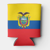 Vlag van Ecuador Blikjeskoeler (Voorkant)