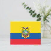 Vlag van Ecuador Briefkaart (Staand voorkant)