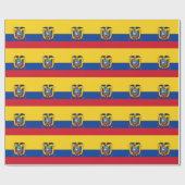Vlag van Ecuador Cadeaupapier (Vlak)