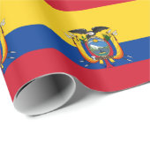 Vlag van Ecuador Cadeaupapier (Rol Hoek)