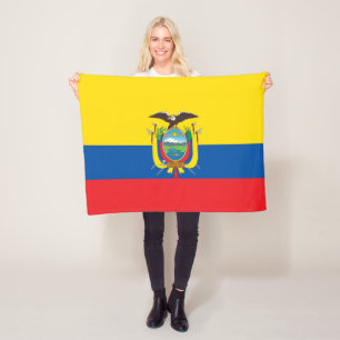 Vlag van Ecuador Fleece Deken