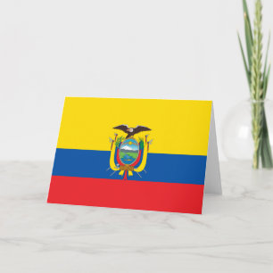 Vlag van Ecuador Kaart