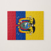 Vlag van Ecuador Legpuzzel (Horizontaal)
