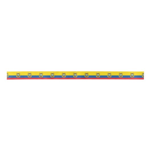 Vlag van Ecuador Lint (Voorkant)