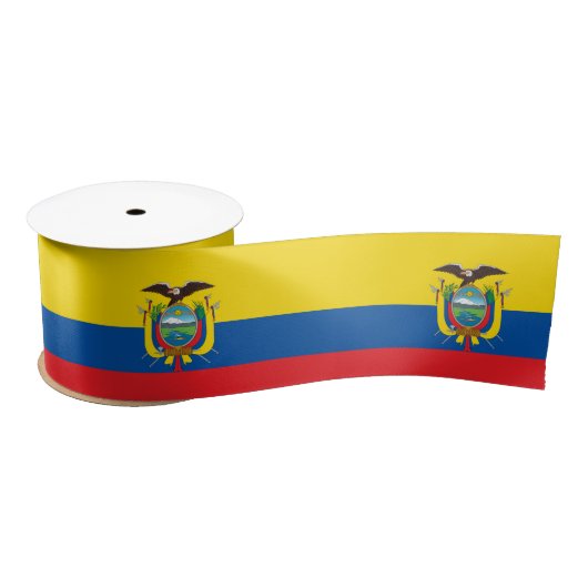 Vlag van Ecuador Lint (Spoel)