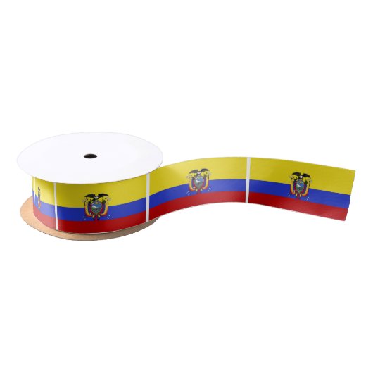 Vlag van Ecuador Lint (Spoel)