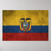  vlag van Ecuador Poster (Voorkant)