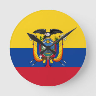 Vlag van Ecuador Ronde Klok