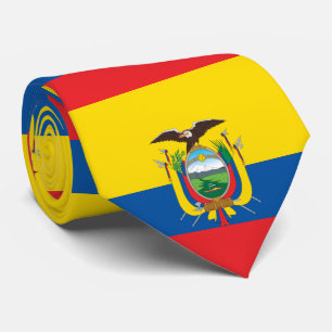 Vlag van Ecuador Stropdas