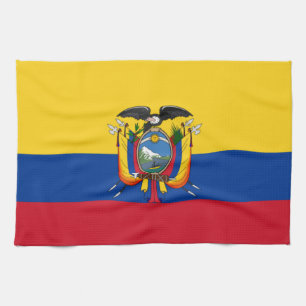 Vlag van Ecuador Theedoek