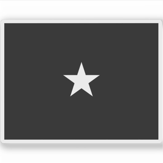 Vlag van een brigadegeneraal van de Amerikaanse Sp Sticker (Voorkant)