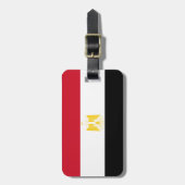 Vlag van Egypte Bagagelabel (Voorkant verticaal)
