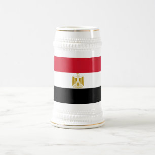 Vlag van Egypte Bierpul