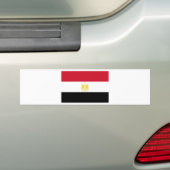 Vlag van Egypte Bumpersticker (Op auto)