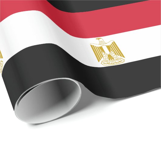 Vlag van Egypte Cadeaupapier (Rol Hoek)