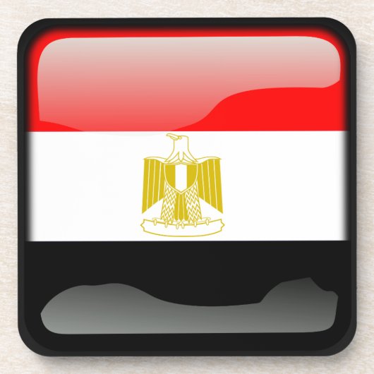 Vlag van Egypte Drankjes Onderzetter (Voorkant)