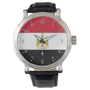 Vlag van Egypte Horloge