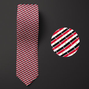 Vlag van Egypte Patroon Stropdas
