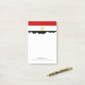 Vlag van Egypte Post-it® Notes (Op bureau)