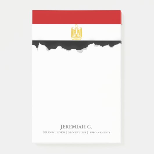 Vlag van Egypte Post-it® Notes (Voorkant)