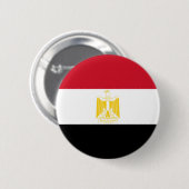Vlag van Egypte Ronde Button 5,7 Cm (Voorkant /achterkant)
