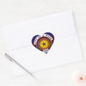 Vlag van El Paso Hart Sticker (Envelop)