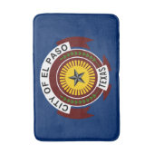 Vlag van El Paso, Texas Bathroom Mat (Voorkant Verticaal)