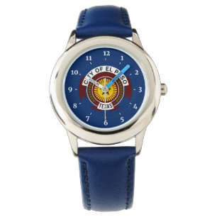 Vlag van El Paso, Texas Horloge
