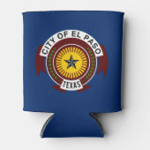 Vlag van El Paso, Texas Koelbox Blikjeskoeler (Voorkant)