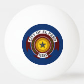Vlag van El Paso, Texas Ping-Pong Ball (Voorkant)