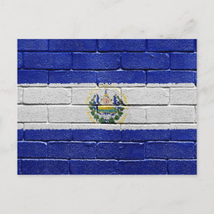 Vlag van El Salvador Briefkaart