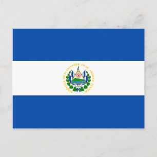 Vlag van El Salvador Briefkaart