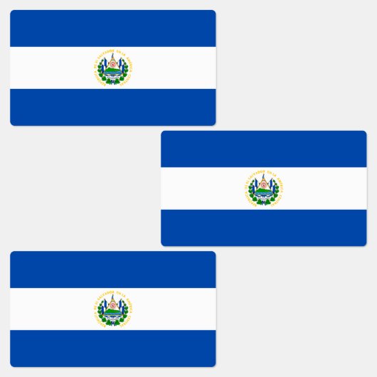 Vlag van El Salvador Labels (Groep)