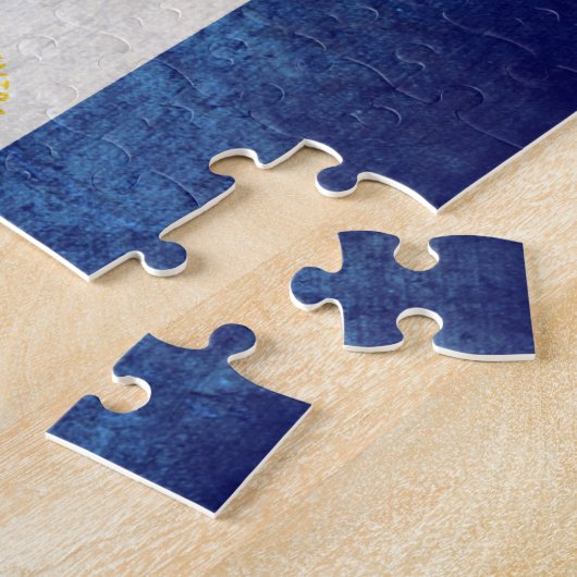 Vlag van El Salvador Legpuzzel (Zijkant)