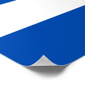 Vlag van El Salvador Poster (Hoek)