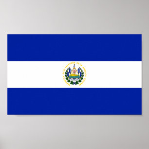 Vlag van El Salvador Poster