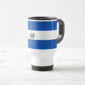 Vlag van El Salvador Reisbeker (Voorkant rechts)