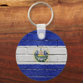 Vlag van El Salvador Sleutelhanger (Voorkant)