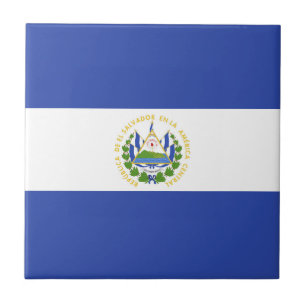 Vlag van El Salvador Tegeltje