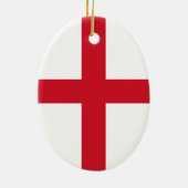 Vlag van Engeland Keramisch Ornament (Achterkant)