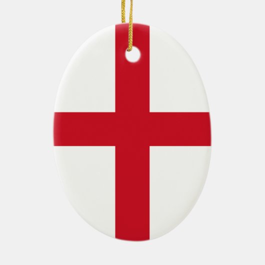 Vlag van Engeland Keramisch Ornament (Achterkant)