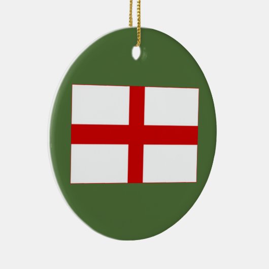Vlag van Engeland kerstversiering Keramisch Ornament (Rechts)