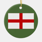 Vlag van Engeland kerstversiering Keramisch Ornament (Voorkant)
