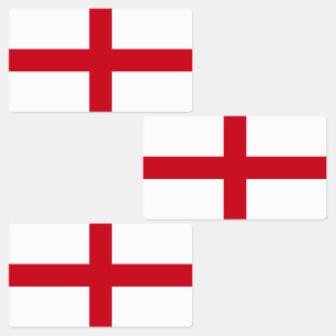 Vlag van Engeland Labels
