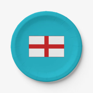 Vlag van Engeland Papieren Borden Bordje