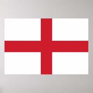 Vlag van Engeland Poster