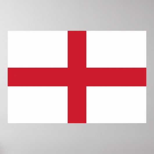 Vlag van Engeland Poster (Voorkant)