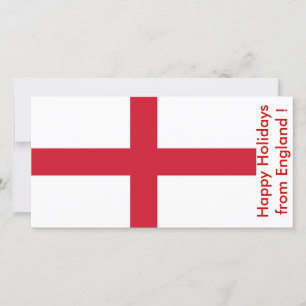 Vlag van Engeland, Prettige Feestdagen vanuit het Feestdagenkaart