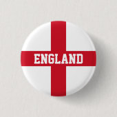 Vlag van Engeland Ronde Button 3,2 Cm (Voorkant)