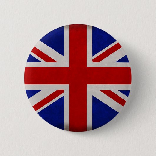Vlag van Engeland Ronde Button 5,7 Cm (Voorkant)